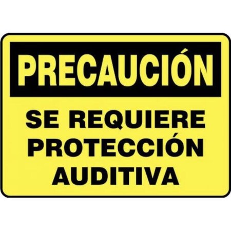 Accuform OSHA CAUTION Safety Sign HEARING SHMPPE792XT SHMPPE792XT